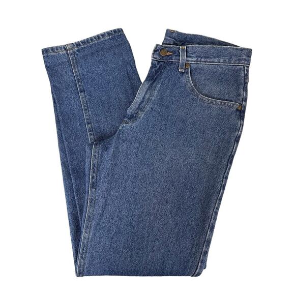 Lee Riders Jeans Unisex 31 x 32 Vintage Cotton Denim High Waist Straight Leg - Picture 2 of 14